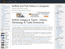 Tablet Screenshot of historyofsuffolk.co.uk